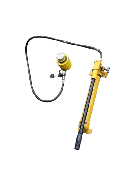 hydraulic cylinder and pump