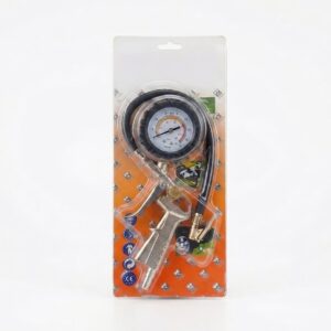 Tire Inflator with Pressure Gauge